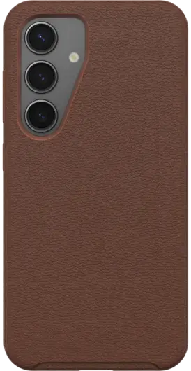 OtterBox Symmetry Cactus Leer Samsung Galaxy S25 Plus Hoesje Back Cover Bruin afbeelding 1