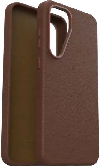 OtterBox Symmetry Cactus Leer Samsung Galaxy S25 Plus Hoesje Back Cover Bruin afbeelding 2