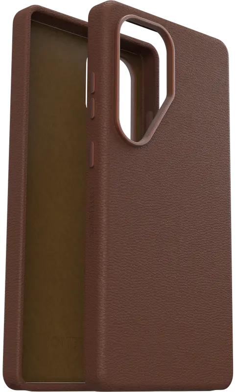 OtterBox Symmetry Cactus Leer Samsung Galaxy S25 Ultra Hoesje Back Cover Bruin afbeelding 2