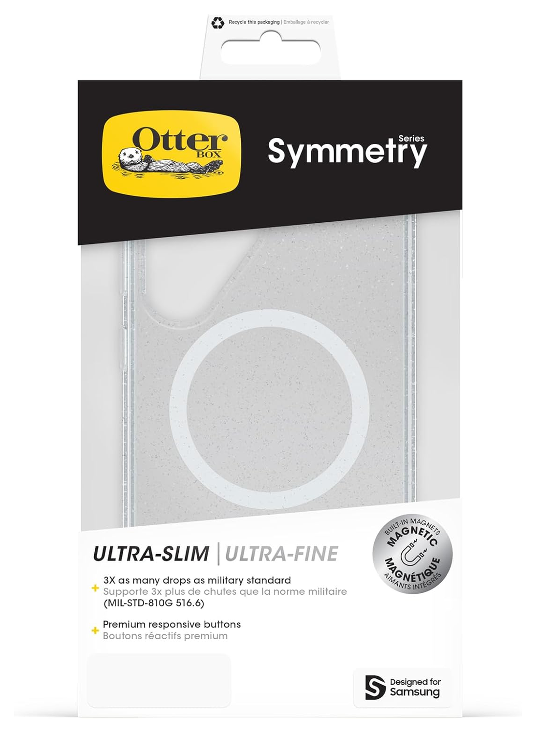 OtterBox Symmetry Samsung Galaxy S25 Ultra Hoesje MagSafe Back Cover Glitter afbeelding 9