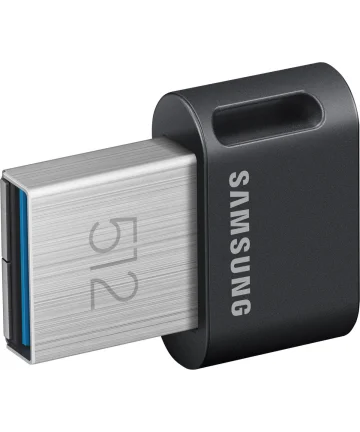 Originele Samsung FIT-Plus USB-A Stick voor Opslaggeheugen 512GB Grijs Geheugenkaarten