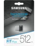 Originele Samsung FIT-Plus USB-A Stick voor Opslaggeheugen 512GB Grijs