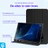 Samsung Galaxy Tab A 10.1 (2016) Hoes Luxe Tri-Fold Book Case Kunst Leer Zwart afbeelding 3