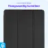 Samsung Galaxy Tab A 10.1 (2016) Hoes Luxe Tri-Fold Book Case Kunst Leer Zwart afbeelding 6