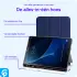 Samsung Galaxy Tab A 10.1 (2016) Hoes Luxe Tri-Fold Book Case Kunst Leer Blauw afbeelding 3