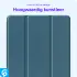 Samsung Galaxy Tab A7 Lite Hoes Luxe Tri-Fold Book Case Kunst Leer Blauw afbeelding 6