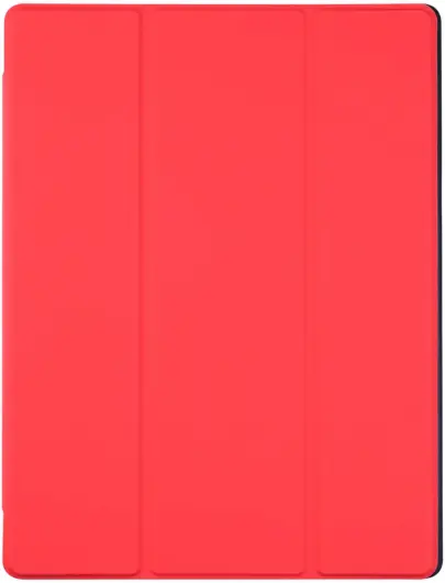 Samsung Galaxy Tab A8 Hoes Luxe Tri-Fold Book Case Kunst Leer Rood afbeelding 9