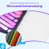 Samsung Galaxy Tab A8 Hoes Luxe Tri-Fold Book Case Kunst Leer Rood afbeelding 6