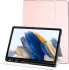 Samsung Galaxy Tab A8 Hoes Luxe Tri-Fold Book Case Kunst Leer Roze