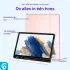 Samsung Galaxy Tab A8 Hoes Luxe Tri-Fold Book Case Kunst Leer Roze afbeelding 5