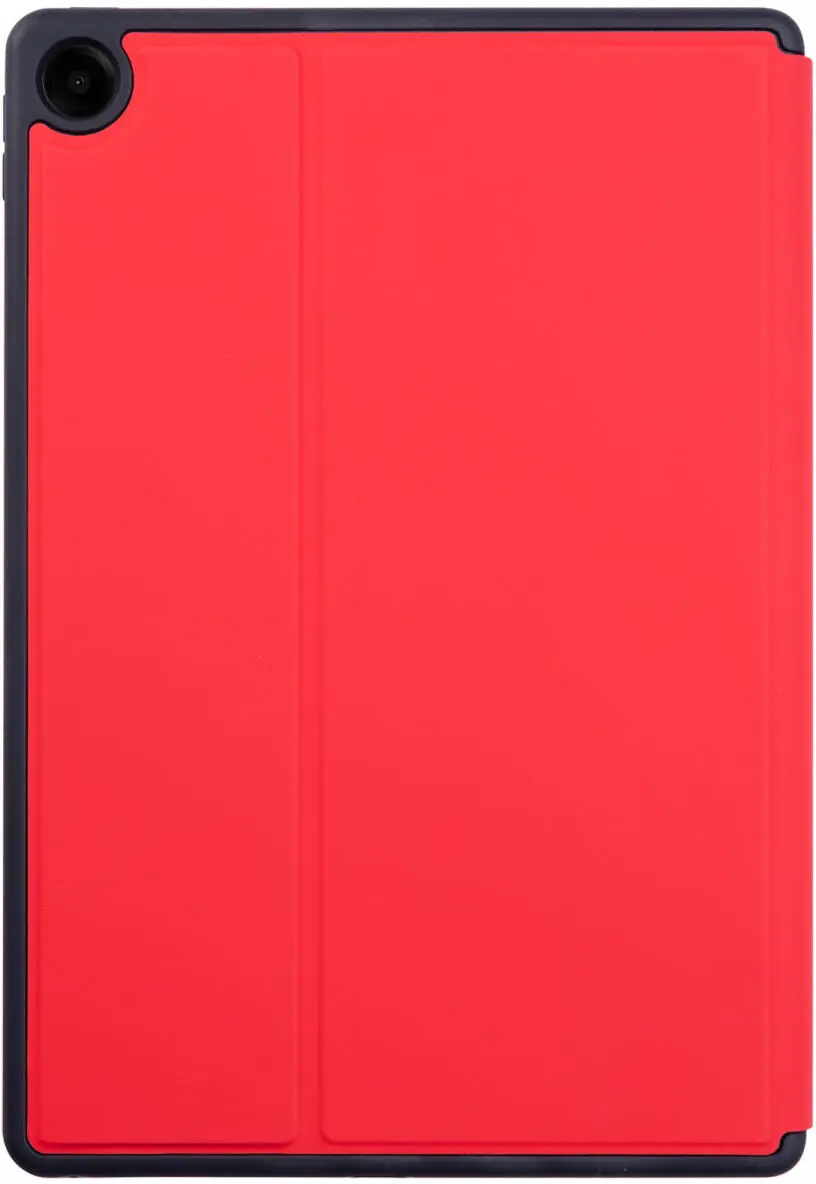 Samsung Galaxy Tab A9 Hoes Luxe Tri-Fold Book Case Kunst Leer Rood afbeelding 8