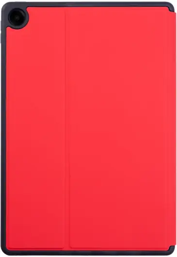 Samsung Galaxy Tab A9 Hoes Luxe Tri-Fold Book Case Kunst Leer Rood afbeelding 8