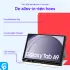 Samsung Galaxy Tab A9 Hoes Luxe Tri-Fold Book Case Kunst Leer Rood afbeelding 3