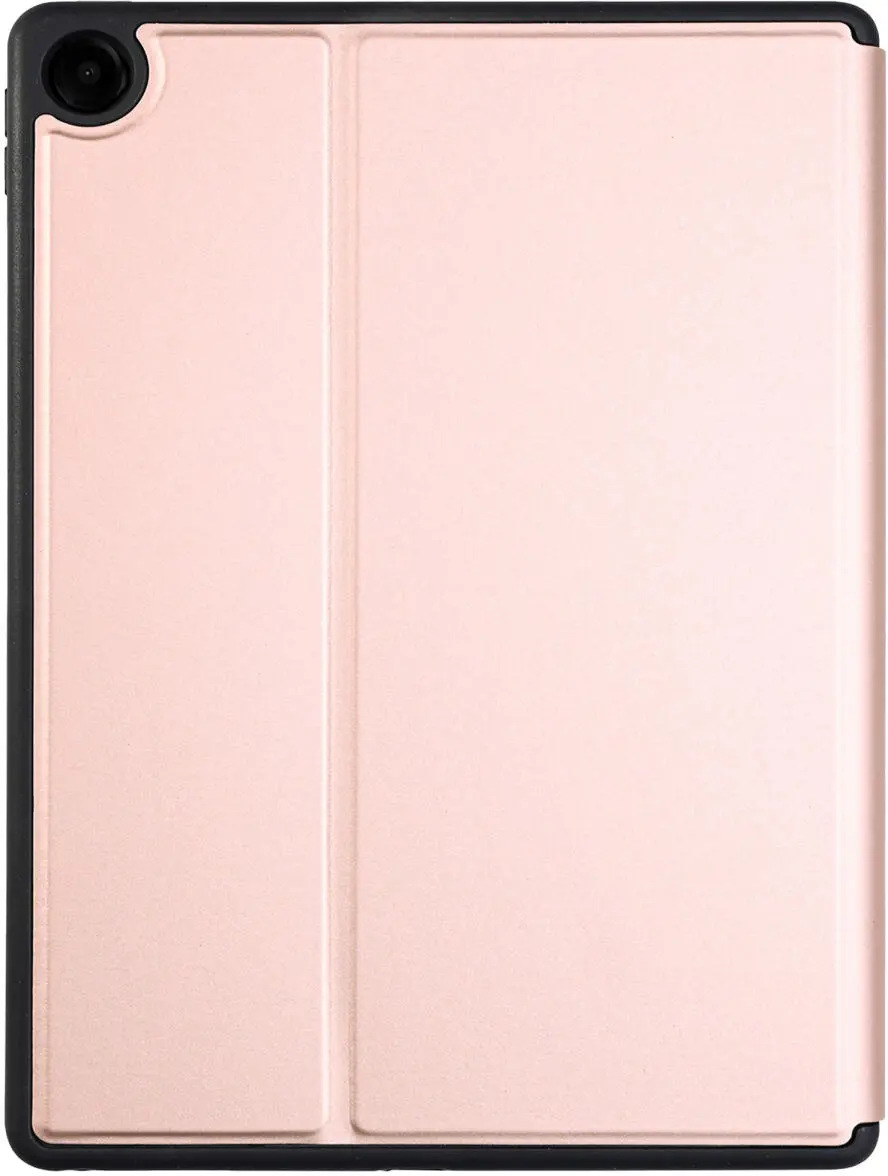 Samsung Galaxy Tab A9 Hoes Luxe Tri-Fold Book Case Kunst Leer Roze afbeelding 8