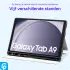 Samsung Galaxy Tab A9 Hoes Luxe Tri-Fold Book Case Kunst Leer Roze afbeelding 5