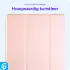 Samsung Galaxy Tab A9 Hoes Luxe Tri-Fold Book Case Kunst Leer Roze afbeelding 6