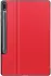 Samsung Galaxy Tab S10+/S9+/S9 FE+ Hoes Luxe Tri-Fold Book Case Kunst Leer Rood afbeelding 8