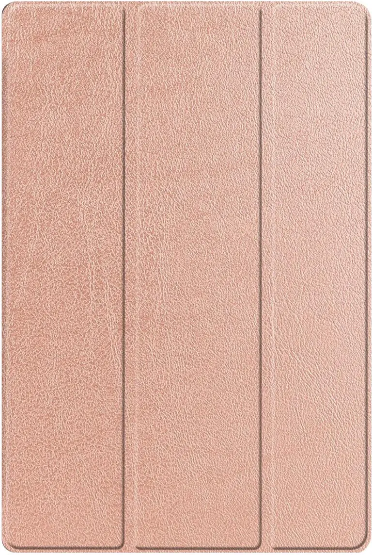 Samsung Galaxy Tab S10+/S9+/S9 FE+ Hoes Luxe Tri-Fold Book Case Kunst Leer Roze afbeelding 9