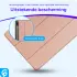 Samsung Galaxy Tab S10+/S9+/S9 FE+ Hoes Luxe Tri-Fold Book Case Kunst Leer Roze afbeelding 2
