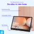 Samsung Galaxy Tab S10+/S9+/S9 FE+ Hoes Luxe Tri-Fold Book Case Kunst Leer Roze afbeelding 3