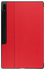 Samsung Tab S10 Ultra / S9 Ultra Hoes Luxe Tri-Fold Book Case Kunst Leer Rood afbeelding 8