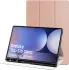 Samsung Tab S10 Ultra / S9 Ultra Hoes Luxe Tri-Fold Book Case Kunst Leer Roze