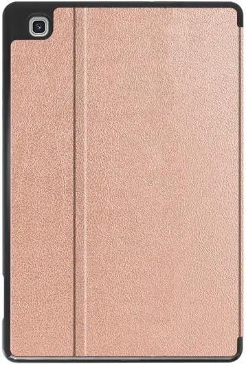 Samsung Galaxy Tab S6 Lite Hoes Luxe Tri-Fold Book Case Kunst Leer Roze afbeelding 8