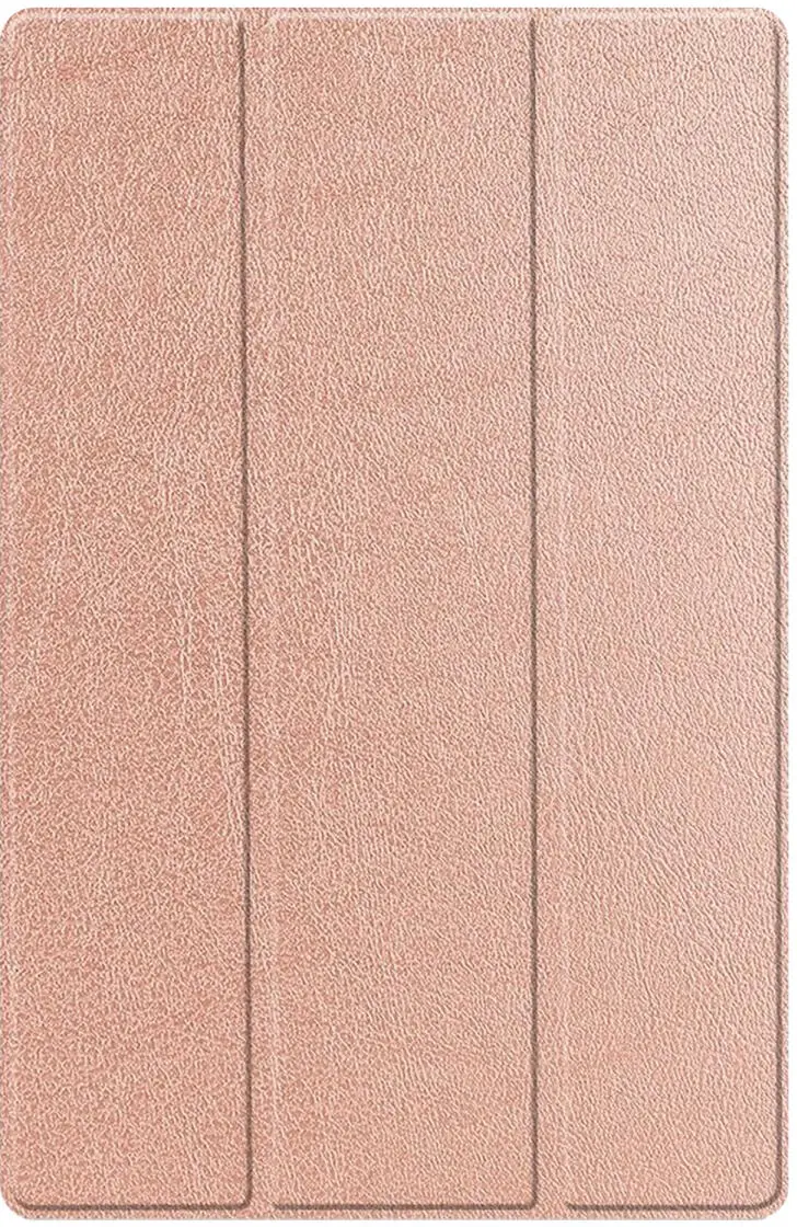 Samsung Galaxy Tab S8+/S7+/S7 FE Hoes Luxe Tri-Fold Book Case Kunst Leer Roze afbeelding 9