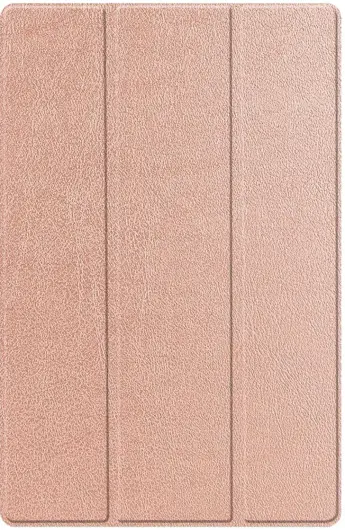 Samsung Galaxy Tab S8+/S7+/S7 FE Hoes Luxe Tri-Fold Book Case Kunst Leer Roze afbeelding 9