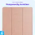 Samsung Galaxy Tab S8+/S7+/S7 FE Hoes Luxe Tri-Fold Book Case Kunst Leer Roze afbeelding 6