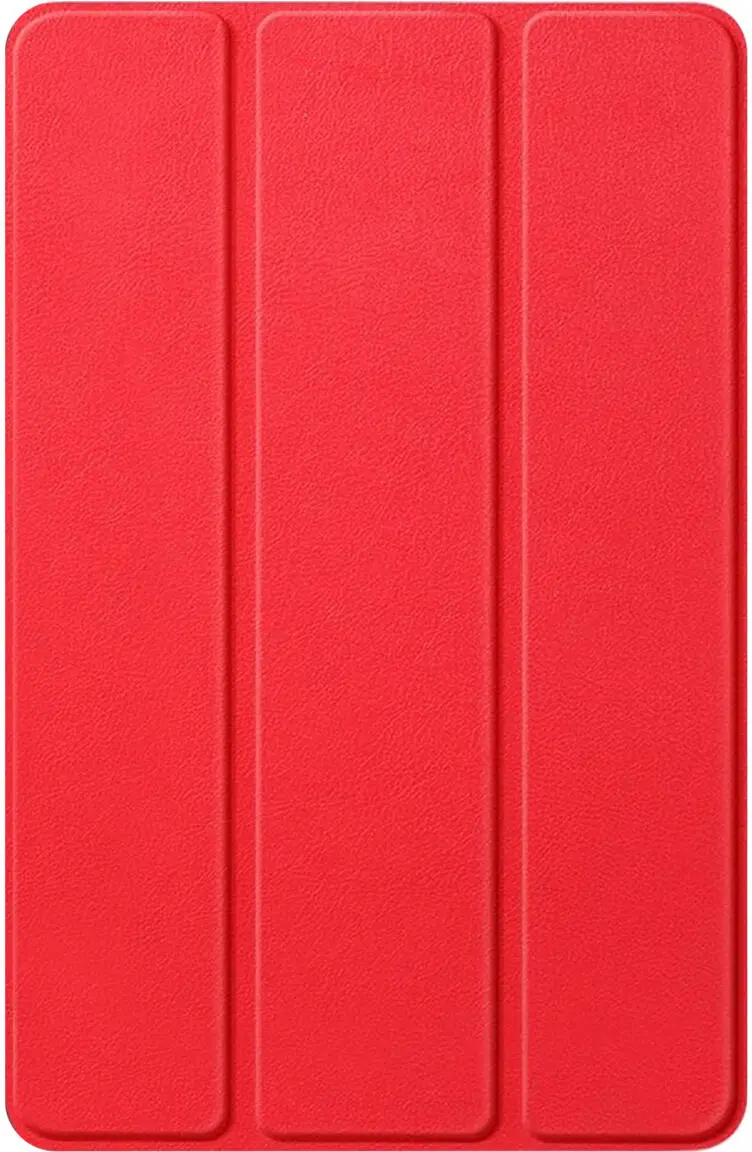 Samsung Galaxy Tab S9 / S9 FE Hoes Luxe Tri-Fold Book Case Kunst Leer Rood afbeelding 9