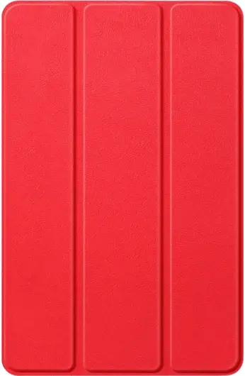 Samsung Galaxy Tab S9 / S9 FE Hoes Luxe Tri-Fold Book Case Kunst Leer Rood afbeelding 9