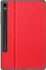 Samsung Galaxy Tab S9 / S9 FE Hoes Luxe Tri-Fold Book Case Kunst Leer Rood afbeelding 8