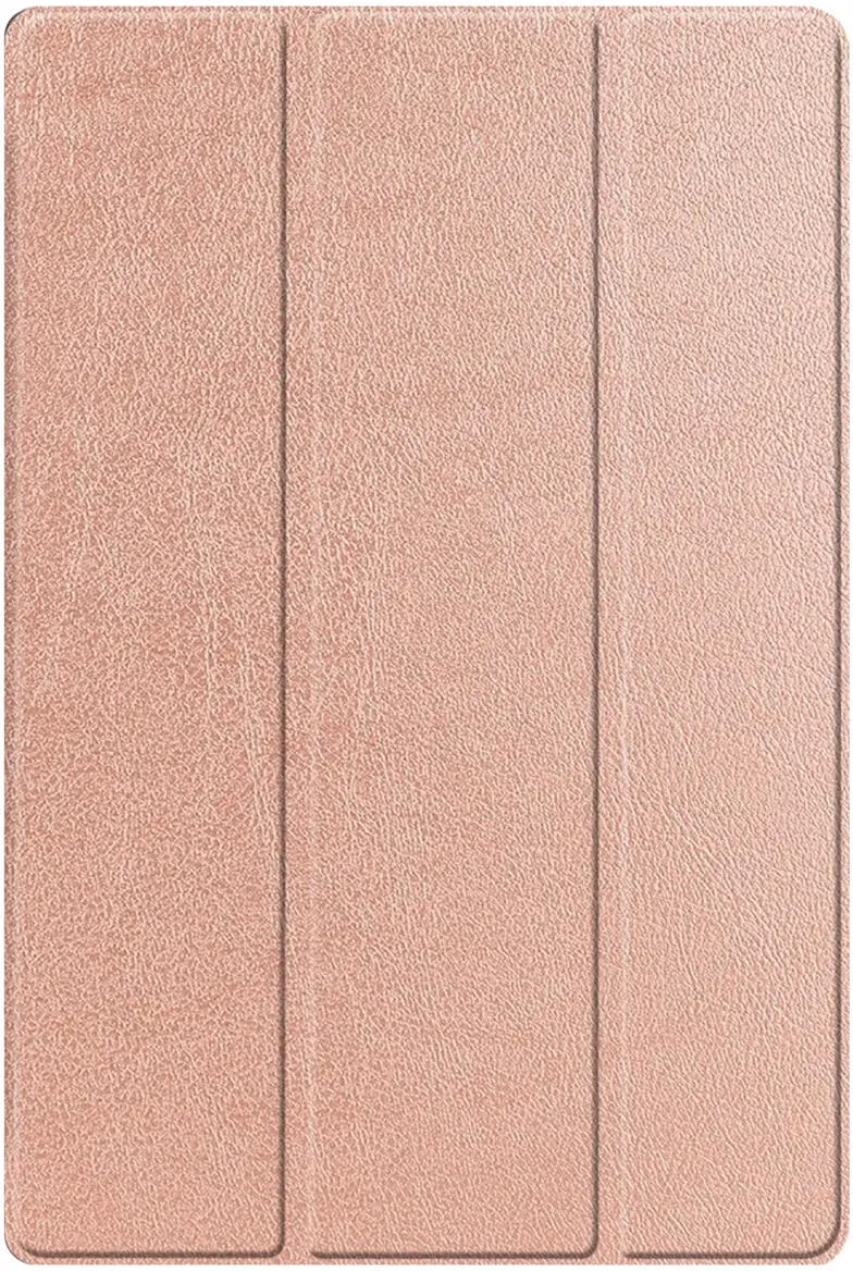 Samsung Galaxy Tab S9 / S9 FE Hoes Luxe Tri-Fold Book Case Kunst Leer Roze afbeelding 9