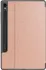 Samsung Galaxy Tab S9 / S9 FE Hoes Luxe Tri-Fold Book Case Kunst Leer Roze afbeelding 8