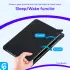 Google Pixel Tablet Hoes Luxe Tri-Fold Book Case Kunst Leer Zwart afbeelding 5