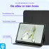 OnePlus Pad Go/Oppo Pad Neo/Air 2 Hoes Luxe Tri-Fold Book Case Kunst Leer Zwart afbeelding 3