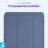 OnePlus Pad Go/Oppo Pad Neo/Air 2 Hoes Luxe Tri-Fold Book Case Kunst Leer Blauw afbeelding 5