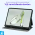 OnePlus Pad Go/Oppo Pad Neo/Air 2 Hoes Luxe Tri-Fold Book Case Kunst Leer Blauw afbeelding 6