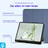 OnePlus Pad Go/Oppo Pad Neo/Air 2 Hoes Luxe Tri-Fold Book Case Kunst Leer Blauw afbeelding 3