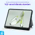 OnePlus Pad Go/Oppo Pad Neo/Air 2 Hoes Luxe Tri-Fold Book Case Kunst Leer Roze afbeelding 5