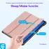 OnePlus Pad Go/Oppo Pad Neo/Air 2 Hoes Luxe Tri-Fold Book Case Kunst Leer Roze afbeelding 7