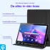 Lenovo Tab M10 Gen 3 Hoes Luxe Tri-Fold Book Case Kunst Leer Zwart afbeelding 3