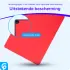 Lenovo Tab M10 Gen 3 Hoes Luxe Tri-Fold Book Case Kunst Leer Rood afbeelding 2