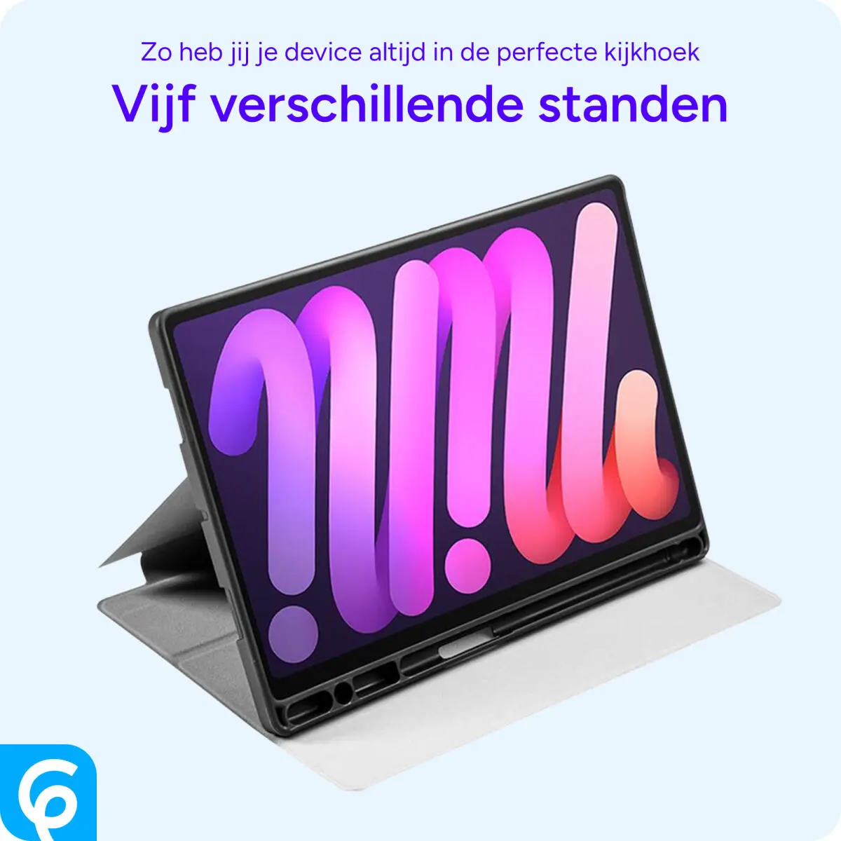 Lenovo Tab M10 Gen 3 Hoes Luxe Tri-Fold Book Case Kunst Leer Roze afbeelding 5