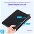 Lenovo Tab P11 Gen 2 Hoes Luxe Tri-Fold Book Case Kunst Leer Zwart afbeelding 6