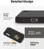 Ringke Silicone Samsung Galaxy S25 Hoesje MagSafe / Qi2 Back Cover Zwart afbeelding 9
