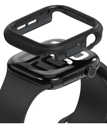 Ringke Onyx - Apple Watch 10 46MM Hoesje - Bumper Case Zwart Cases