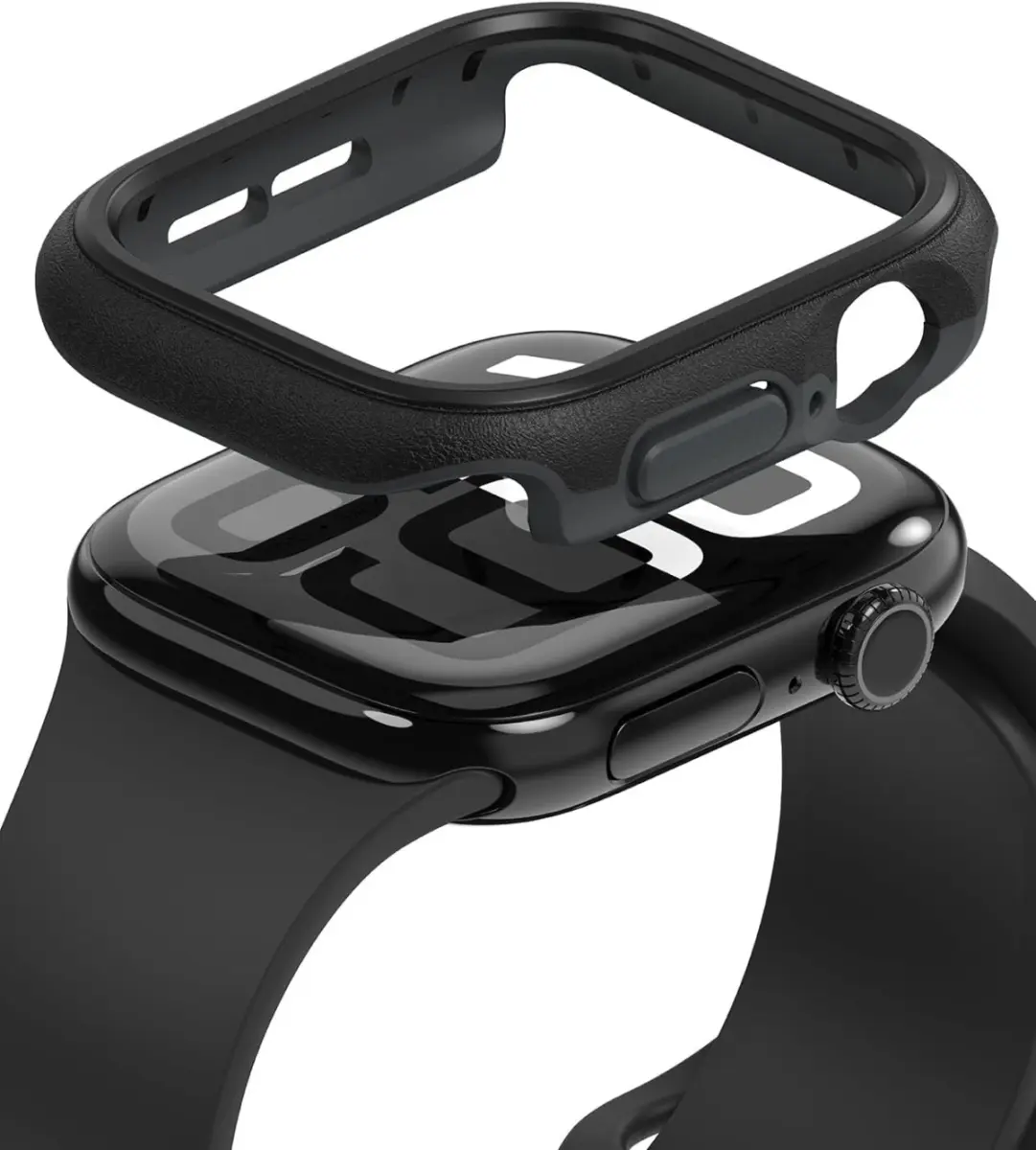 Ringke Onyx - Apple Watch 10 46MM Hoesje - Bumper Case Zwart afbeelding 1