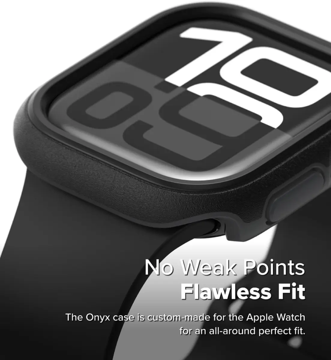 Ringke Onyx - Apple Watch 10 46MM Hoesje - Bumper Case Zwart afbeelding 7